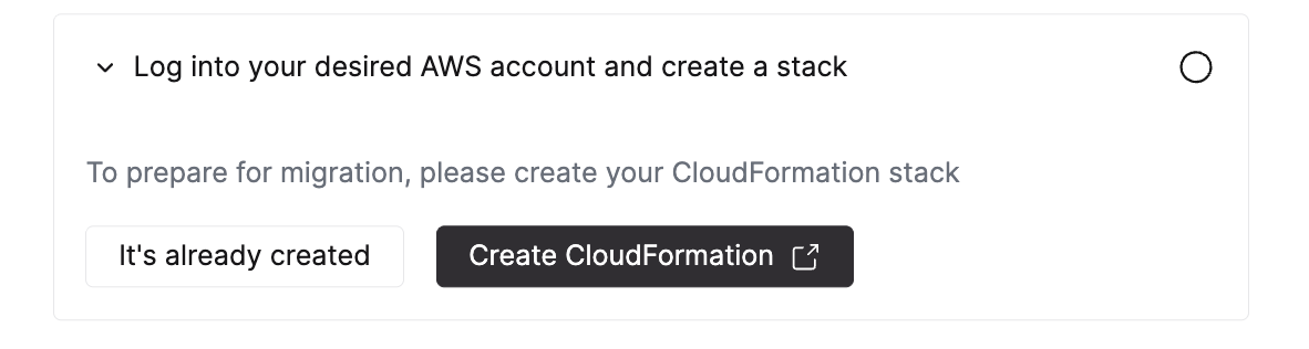 BYOC initialize account